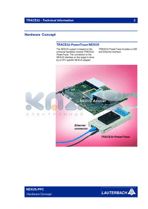 MPC536 datasheet - NEXUS Debugger and Trace for PowerPC