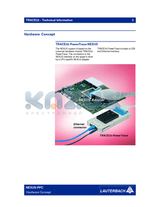 MPC563 datasheet - NEXUS Debugger and Trace for PowerPC