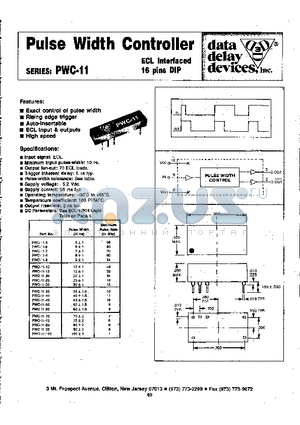 PWC-11-8 datasheet - PULSE WIDTH CONTROLLER