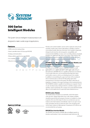 M500R datasheet - Intelligent Modules