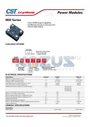 M5010013F datasheet - Power Modules