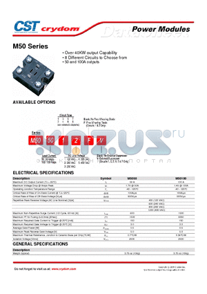 M505013FV datasheet - Power Modules