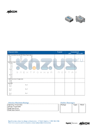 M52 datasheet - TRIPLE-BALANCED MIXER