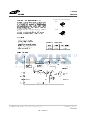 KA388 datasheet - CURRENT MODE PWM CONTROLLER