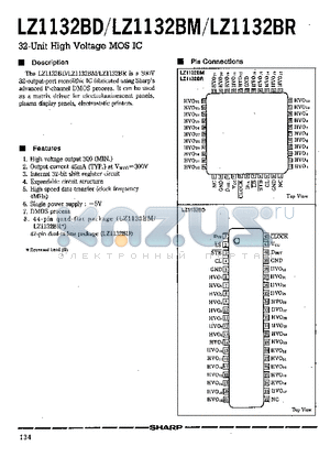 LZ1132BD datasheet - 32-UNIT HIGH VOLTAGE MOS IC