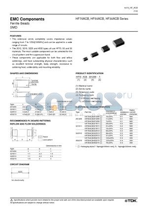 HF70ACB datasheet - EMC Components