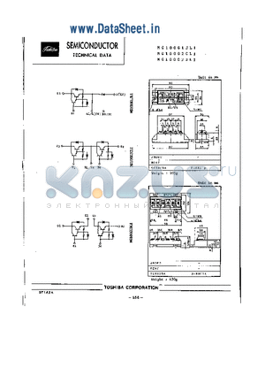 MG100G2CL1 datasheet - TECHNICAL DATA