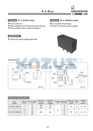 M-411PVF datasheet - SURGE PROTECTOR