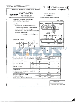 MG50M2YK1 datasheet - Silicon NPN Triple Diffused Type(High Power Switching, Motor Control Applications)
