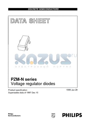 PZM20N datasheet - Voltage regulator diodes
