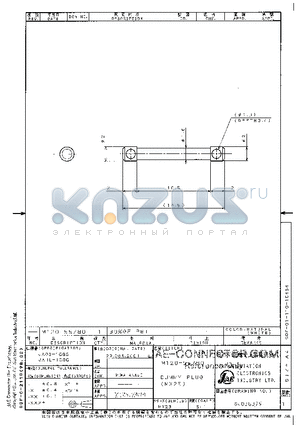 M120-55780 datasheet - DUMMY PLUG