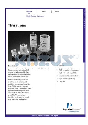 HY-1102 datasheet - Thyratrons