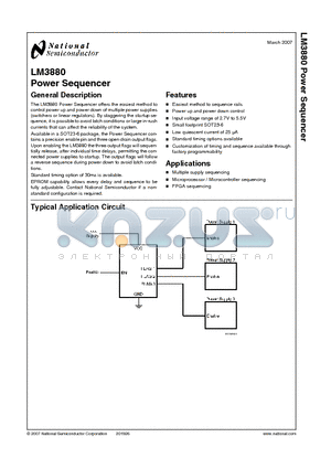 LM3880MFX-1AB datasheet - Power Sequencer