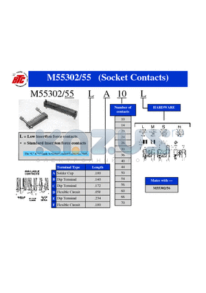 M55355L-A70S datasheet - M55302