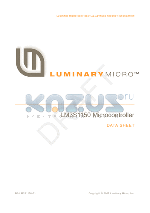 LM3S1125-IQC50-B0 datasheet - Microcontroller