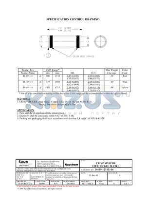 Q3620264 datasheet - CRIMP SPLICER, STUB, NICKEL PLATED