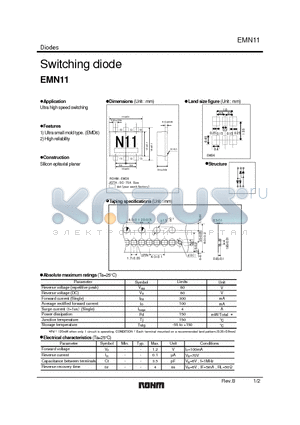 EMN11 datasheet - Switching diode