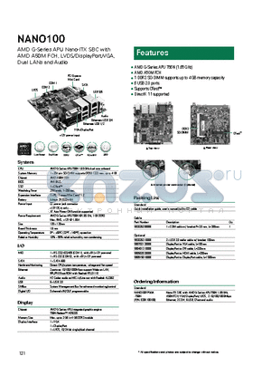 NANO100VPGGA-T56N datasheet - 6 USB 2.0 ports