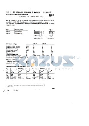 Q60218-Y58 datasheet - NPN SILICON PLANAR TRANSISTORS