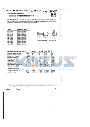 Q62702-C153 datasheet - PNP SILICON TRANSISTORS