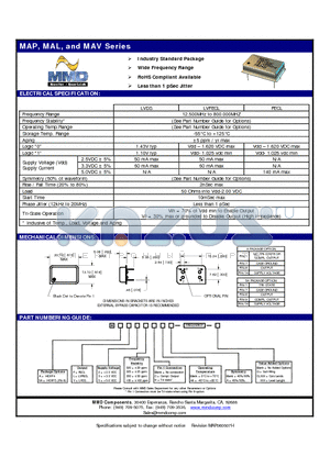 M5AL302548A datasheet - Industry Standard Package