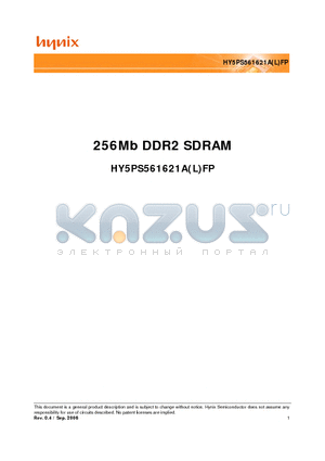 HY5PS561621ALFP-C4 datasheet - 256Mb DDR2 SDRAM