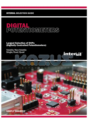 ISL22319 datasheet - DIGITAL POTENTIOMETERS