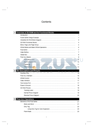 M5M410092BRF datasheet - 3D-RAM (M5M410092B)