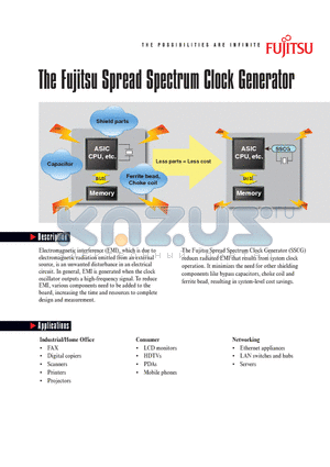 MB88153A datasheet - Spread Spectrum Clock Generator