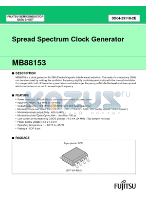 MB88153PNF-G-100-JN-EFE1 datasheet - Spread Spectrum Clock Generator