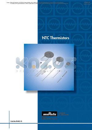 NCP03XH15305RL datasheet - NTC Thermistors