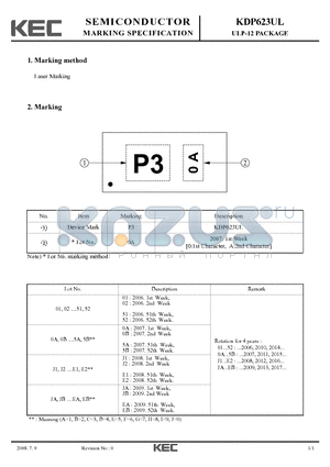 KDP623UL datasheet - ULP-12 PACKAGE