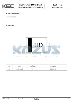 KDS114E datasheet - ESC PACKAGE