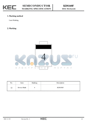 KDS160F datasheet - TFSC PACKAGE