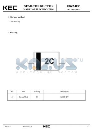 KDZ2.4EV datasheet - ESC PACKAGE