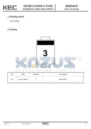 KDZ5.6CF datasheet - TFSC PACKAGE