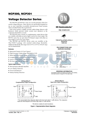 NCP301HSN25T1 datasheet - Voltage Detector Series