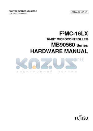 MB90562 datasheet - 16-BIT MICROCONTROLLER