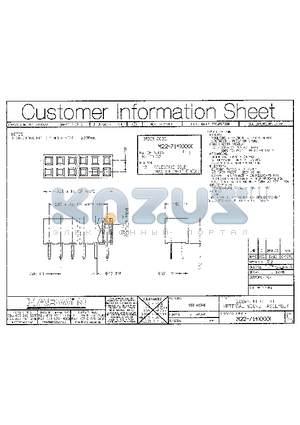 M22-7140342 datasheet - 2.00 mm PITCH DIL VERTICAL SOCKET ASSEMBLY