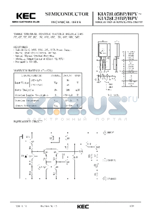 KIA78L10BP datasheet - BIPOLAR LINEAR INTEGRATED CIRCUIT (THREE TERMINAL POSITIVE VOLTAGE REGULATOR)