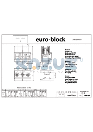 MRP10-V datasheet - Standard : UL - IEC 300V - 750V 52A - 57A