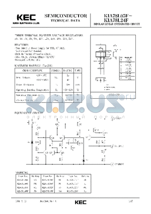 KIA78L18F datasheet - BIPOLAR LINEAR INTEGRATED CIRCUIT (THREE TERMINAL POSITIVE VOLTAGE REGULATOR)