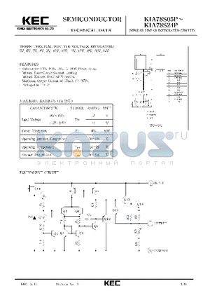 KIA78S09P datasheet - BIPOLAR LINEAR INTEGRATED CIRCUIT (THREE TERMINAL POSITIVE VOLTAGE REGULATORS)