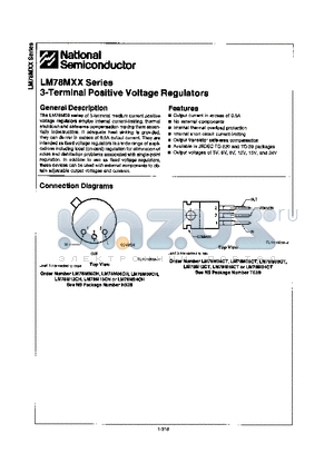 LM78M15CH datasheet - 3-Terminal Positive Voltage Regulators