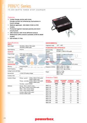 PBN7C-24L datasheet - 74-294 WATTS THERR STEP CHARGER