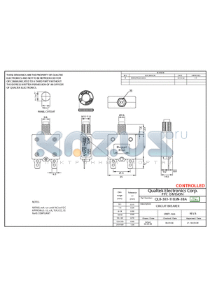 QLB-303-11B3N-3BA datasheet - CIRCUIT BREAKER