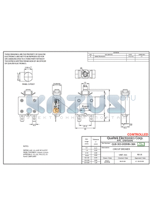 QLB-303-00DNN-3BA datasheet - CIRCUIT BREAKER