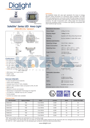 HZA9C2N datasheet - SafeSite^ Series LED Area Light