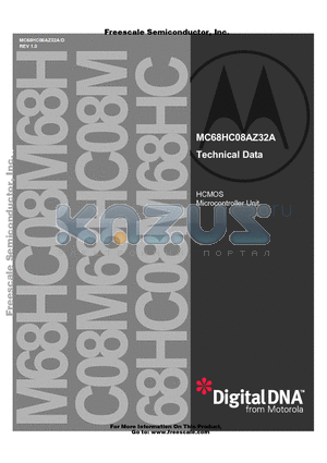 M68HC08M68H datasheet - HCMOS Microcontroller Unit