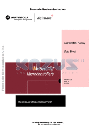 M68HC128 datasheet - Microcontrollers